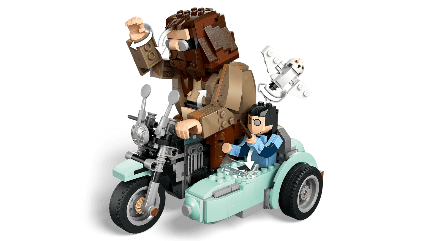 LEGO Harry Potter Hagrid & Harry's Motorcycle Ride Building Set 76443