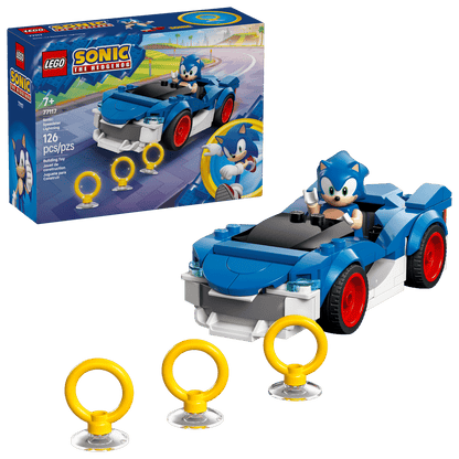 LEGO Sonic the Hedgehog Sonic Speedster Lightning Building Set 77117