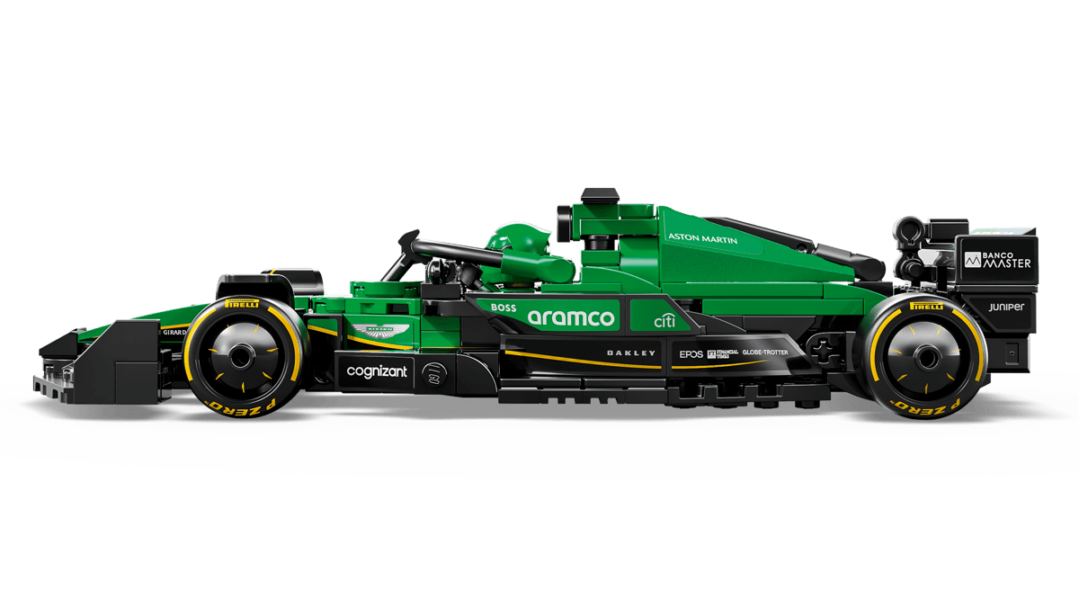LEGO Speed Champions Aston Martin Aramco F1 AMR24 Race Car Building Set 77245