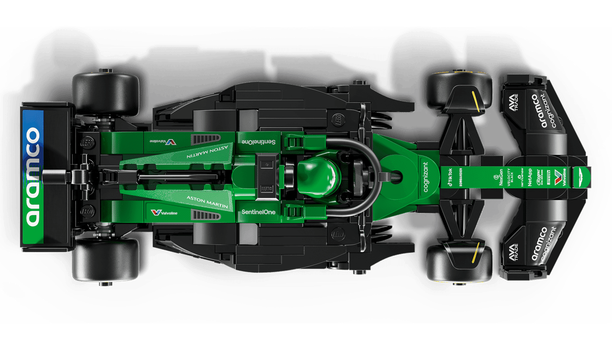 LEGO Speed Champions Aston Martin Aramco F1 AMR24 Race Car Building Set 77245