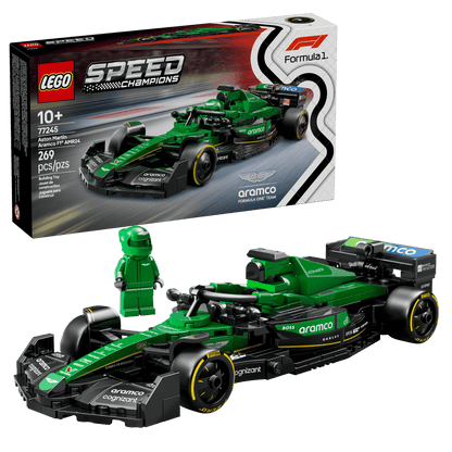 LEGO Speed Champions Aston Martin Aramco F1 AMR24 Race Car Building Set 77245