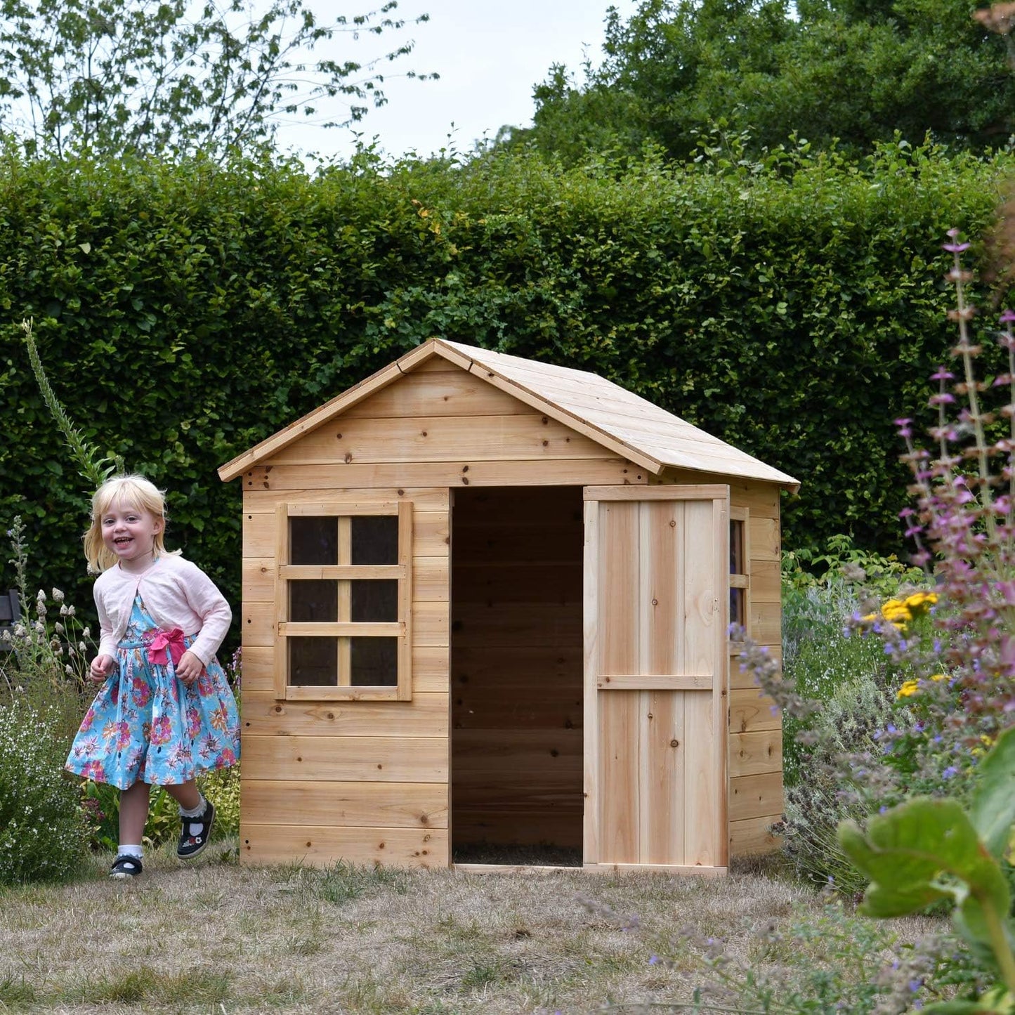 Big Game Hunters Evermeadow Wooden Kids Playhouse – Indoor & Outdoor