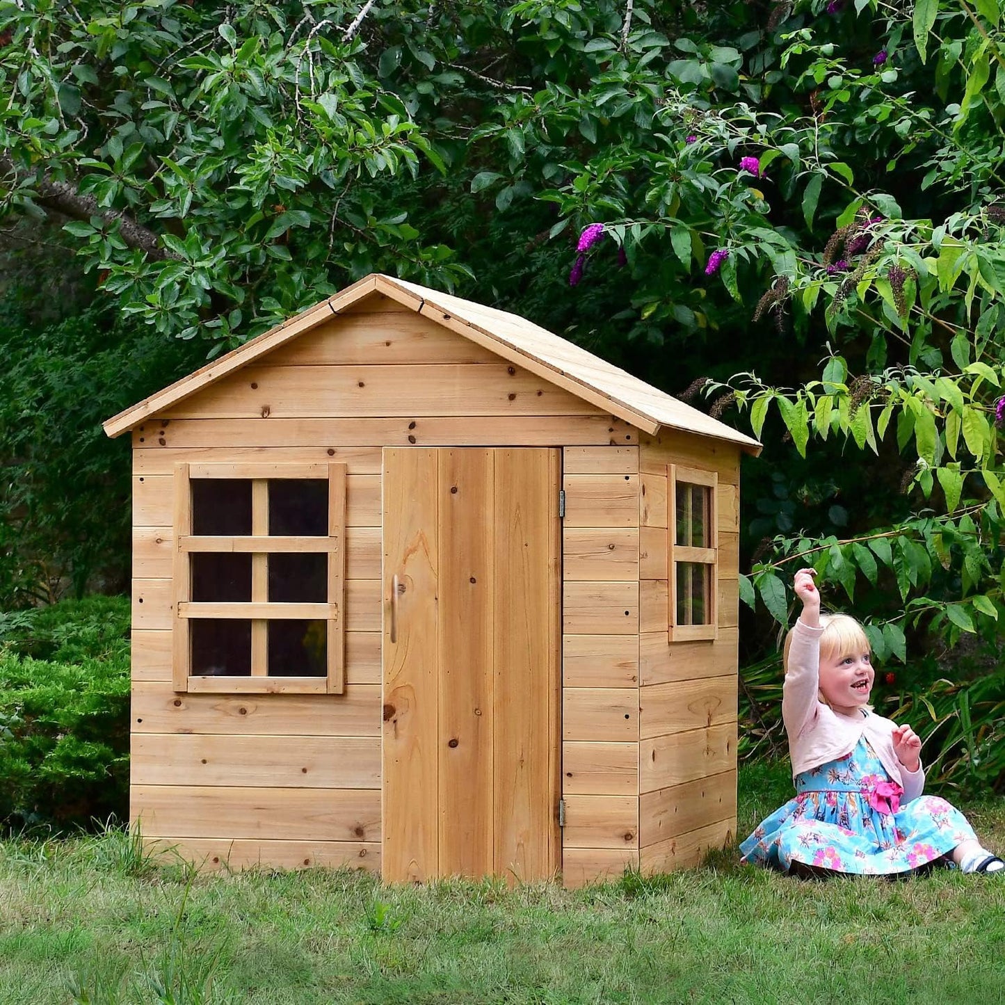 Big Game Hunters Evermeadow Wooden Kids Playhouse – Indoor & Outdoor