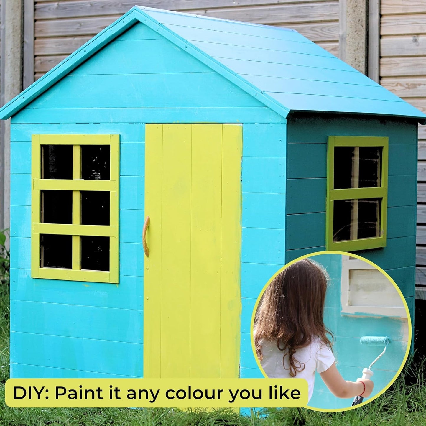 Big Game Hunters Evermeadow Wooden Kids Playhouse – Indoor & Outdoor