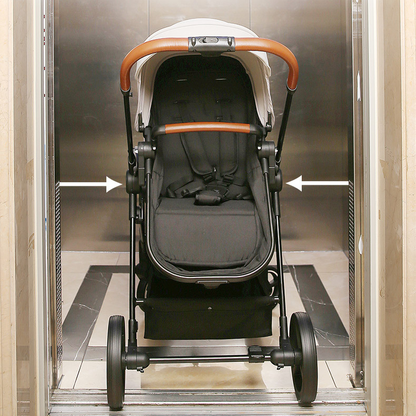 Foldable Twin Baby Stroller – Lightweight Double Seat Pushchair for Travel