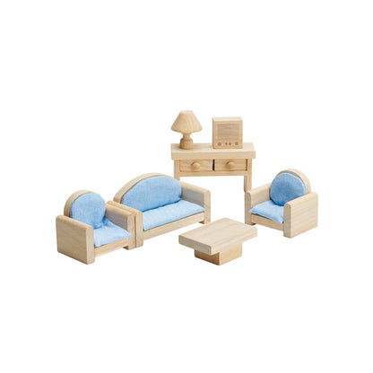 PlanToys Living Room Classic Doll Furniture Set