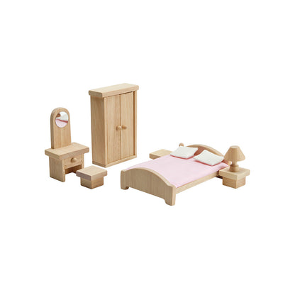 PlanToys Bedroom Classic Doll Furniture Set