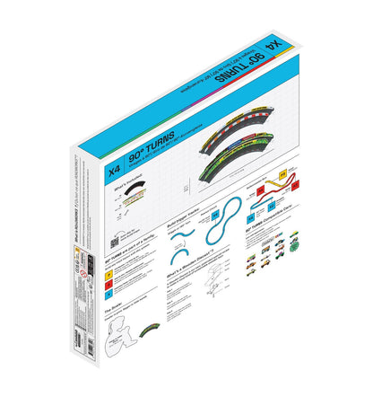 ROADWORKS 90 Turn Track Expansion 2-Pack