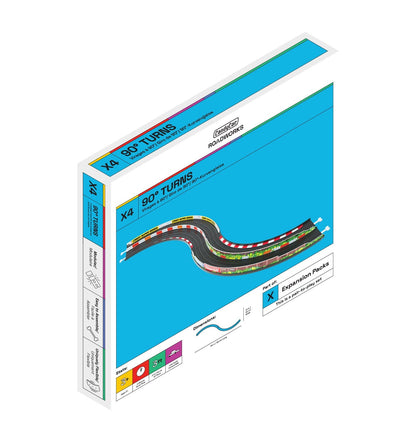 ROADWORKS 90 Turn Track Expansion 2-Pack