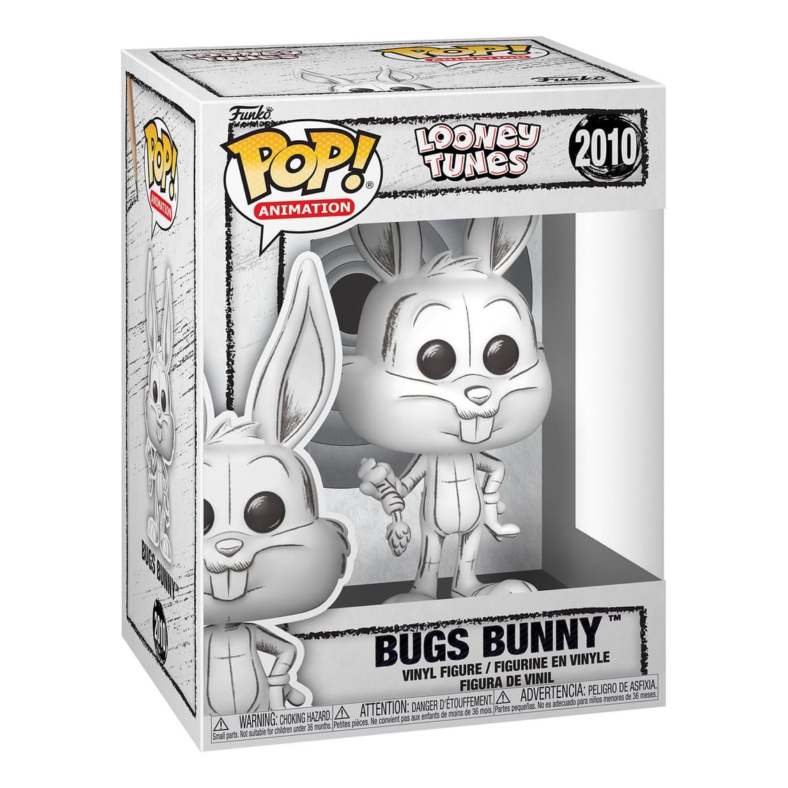 Funko Pop! Vinyl Looney Tunes – Bugs Bunny (Sketched) Vinyl Figure