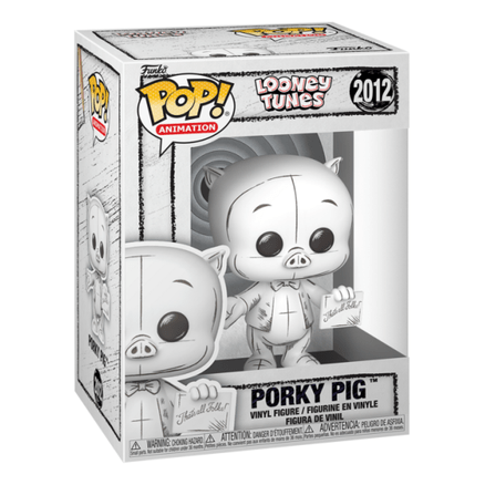 Funko Pop! Vinyl Looney Tunes – Porky Pig (Sketched) Vinyl Figure