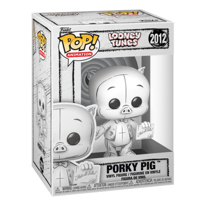 Funko Pop! Vinyl Looney Tunes – Porky Pig (Sketched) Vinyl Figure