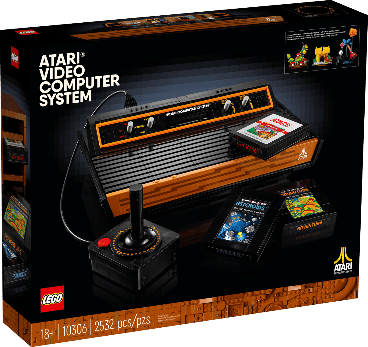 LEGO Icons Atari 2600 Retro Gaming Console Building Set 10306