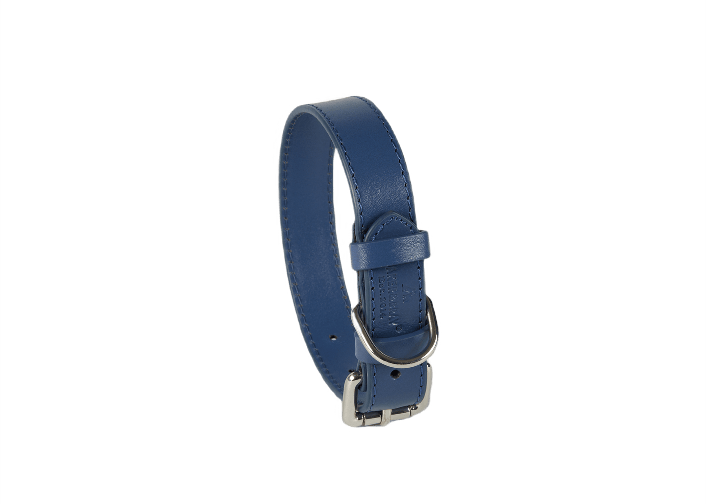 Baker & Bray Sustainable Designer Leather Dog Collar | Navy