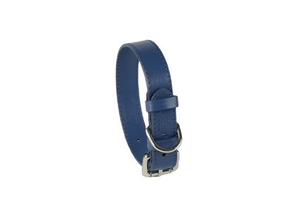 Baker & Bray Sustainable Designer Leather Dog Collar | Navy