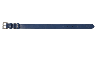 Baker & Bray Sustainable Designer Leather Dog Collar | Navy