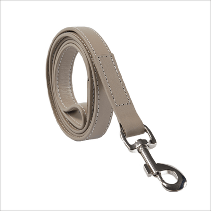 Baker & Bray Sustainable Designer Leather Dog Lead | Ash