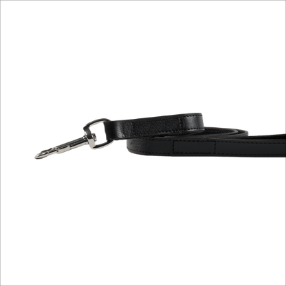 Baker & Bray Sustainable Designer Leather Dog Lead | Black
