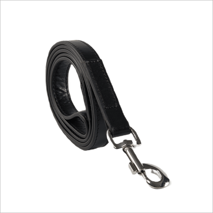 Baker & Bray Sustainable Designer Leather Dog Lead | Black