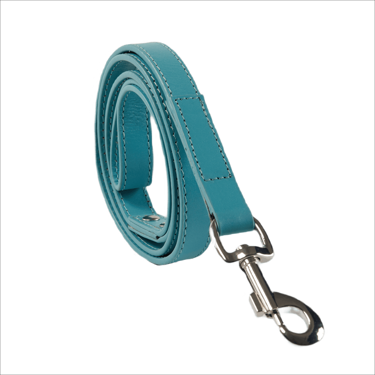 Baker & Bray Sustainable Designer Leather Dog Lead | Lagoon