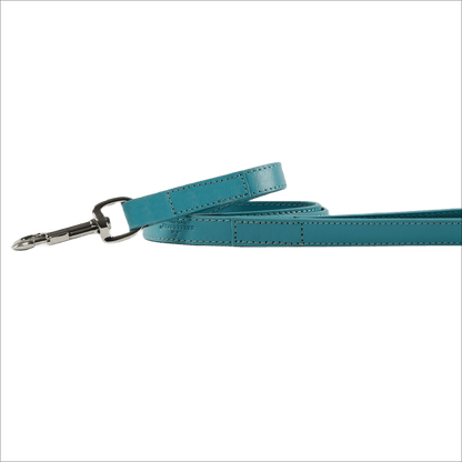 Baker & Bray Sustainable Designer Leather Dog Lead | Lagoon