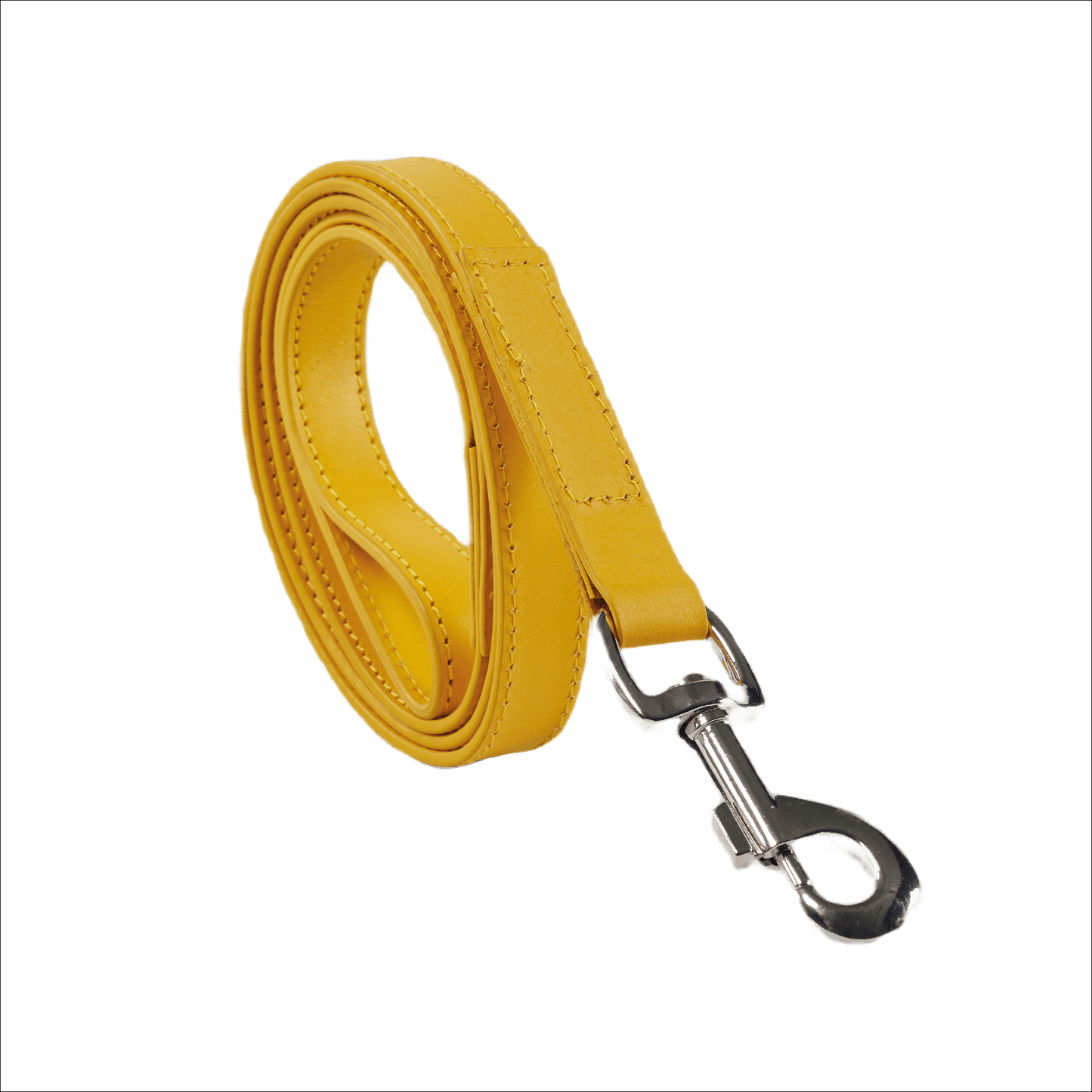 Baker & Bray Sustainable Designer Leather Dog Lead | Lemon