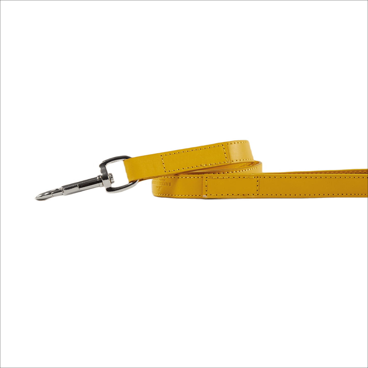 Baker & Bray Sustainable Designer Leather Dog Lead | Lemon