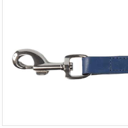 Baker & Bray Sustainable Designer Leather Dog Lead | Navy