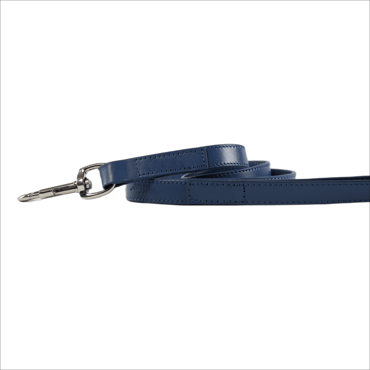 Baker & Bray Sustainable Designer Leather Dog Lead | Navy