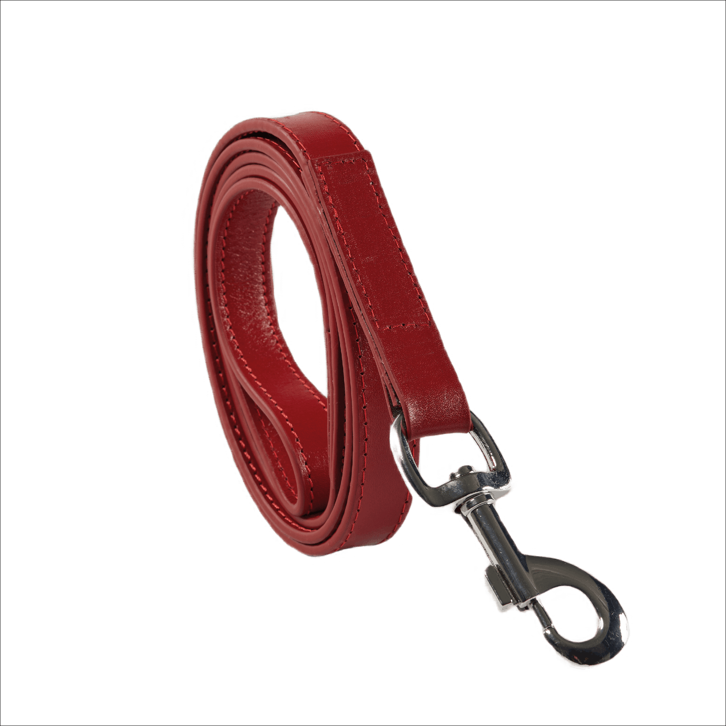 Baker & Bray Sustainable Designer Leather Dog Lead | Rose