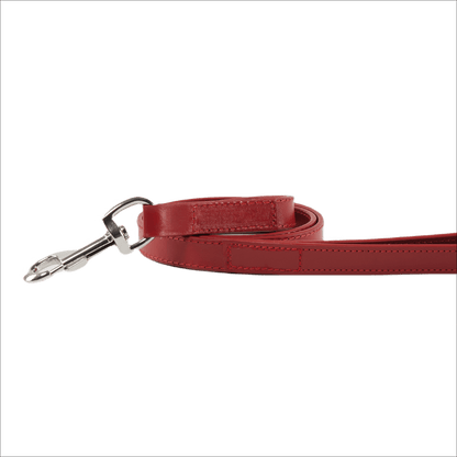 Baker & Bray Sustainable Designer Leather Dog Lead | Rose