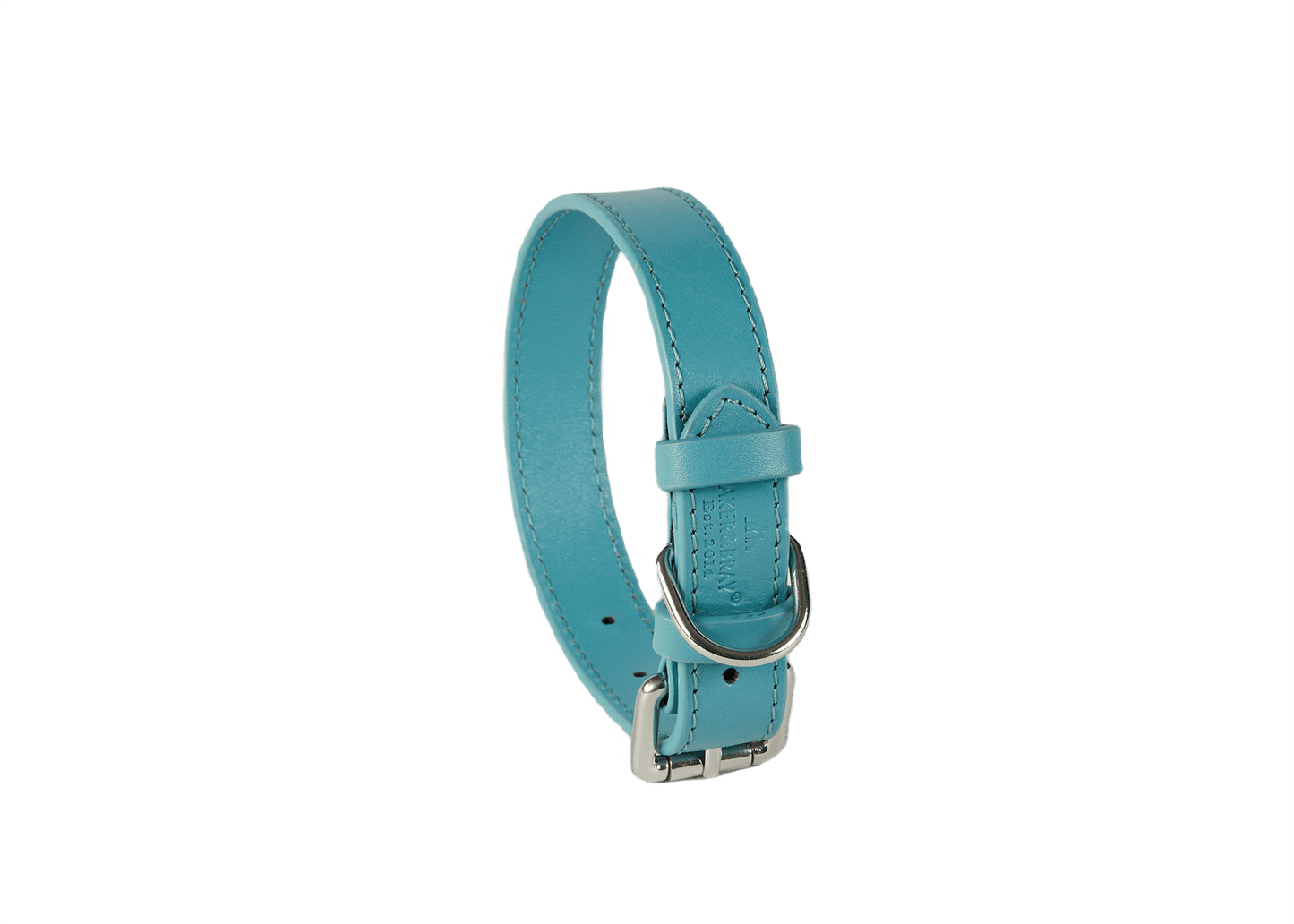 Baker & Bray Sustainable Leather Dog Collar | Lagoon