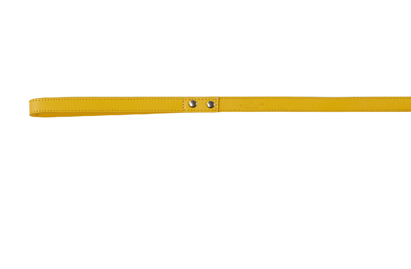 Baker & Bray Sustainable Leather Dog Collar & Lead Set | Lemon