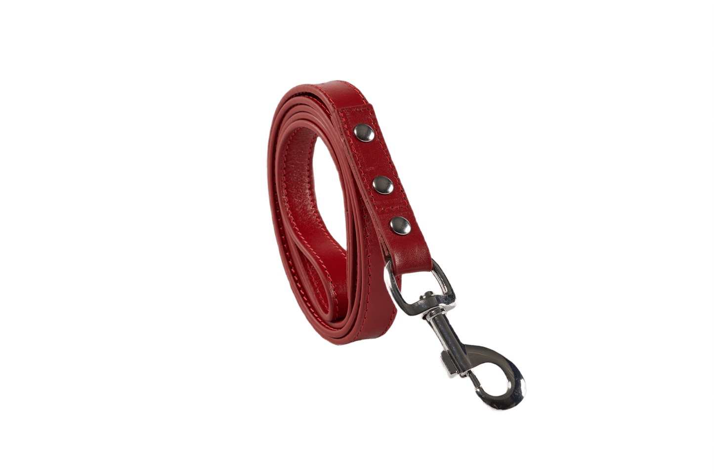 Baker & Bray Sustainable Leather Dog Collar & Lead Set | Rose