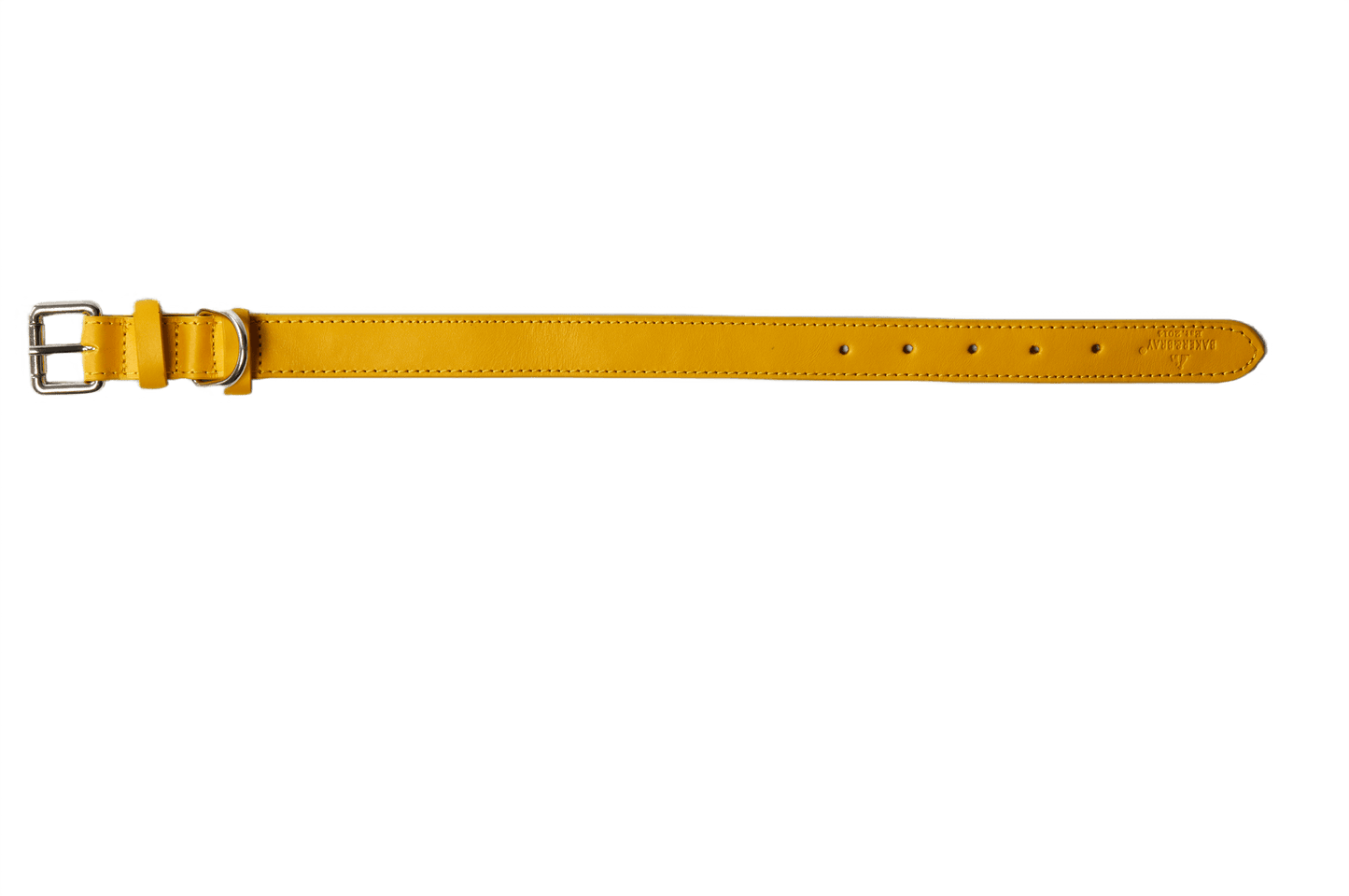 Barker & Bray Sustainable Leather Dog Collar | Lemon