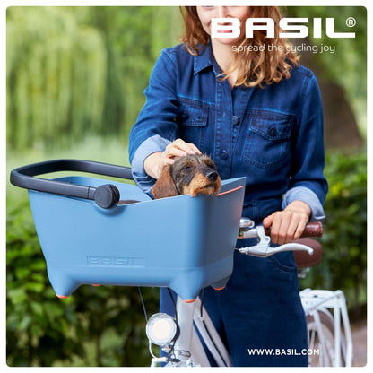 Basil Buddy KF Dog Bike Front Basket