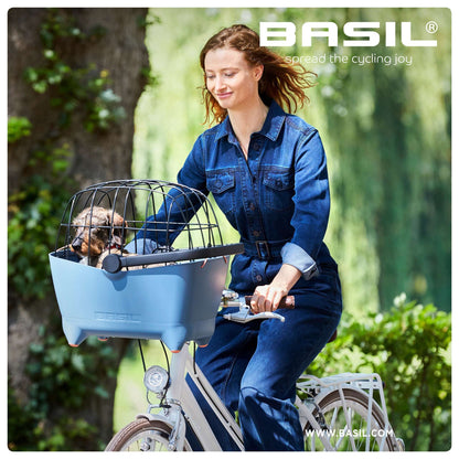 Basil Buddy KF Dog Bike Front Basket