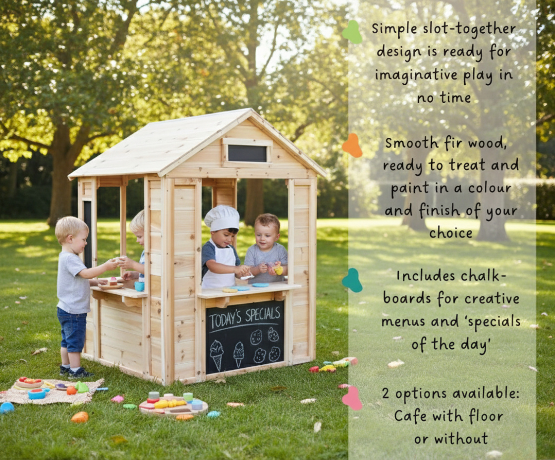 Cafe Shop Playhouse for Imaginative Roleplay