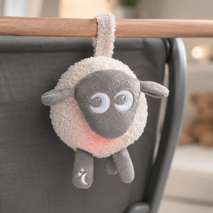Sweet Dreamers Ewan Deluxe Grey – Baby Sleep Aid Soft Toy with Soothing Sounds
