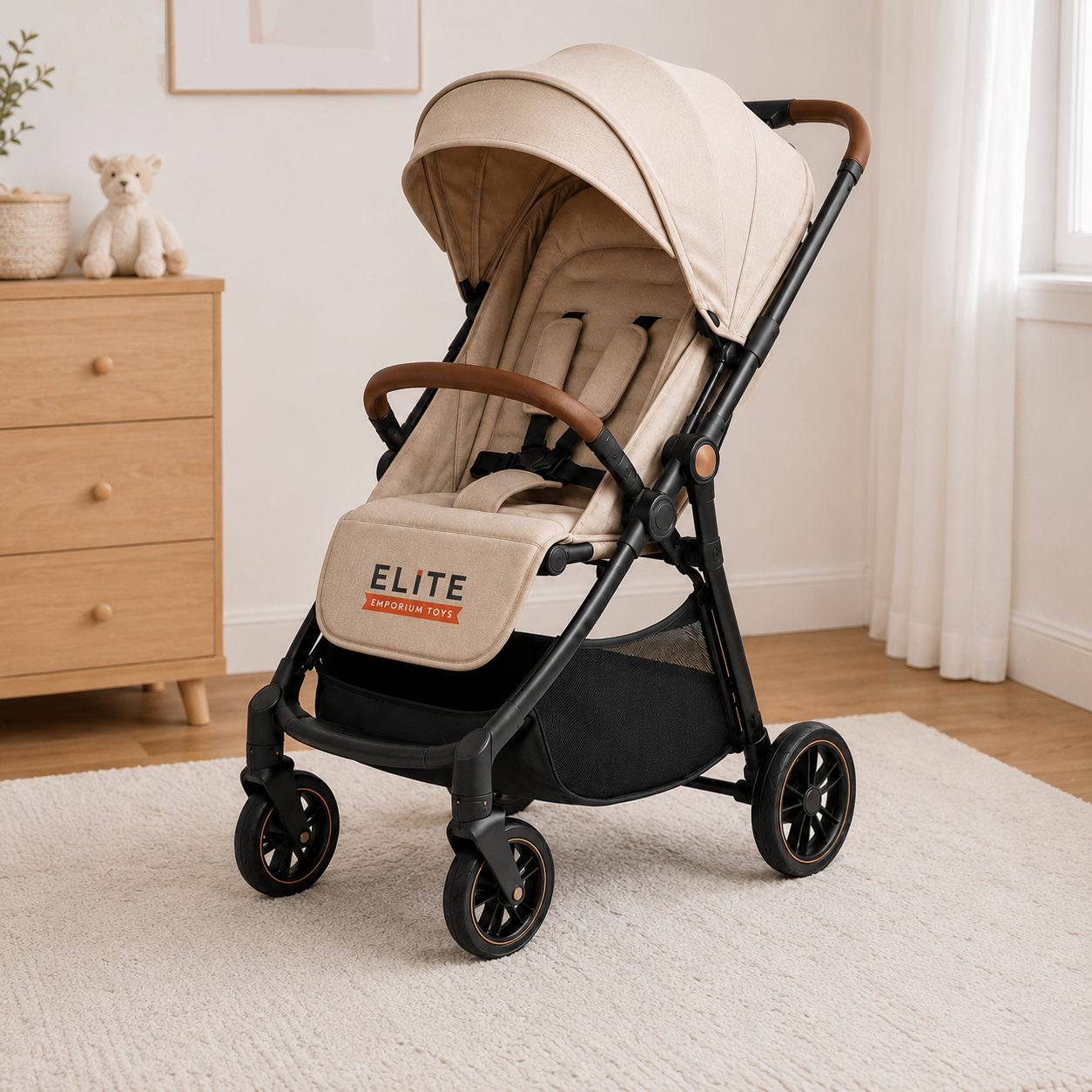 Elite Emporium Toys Luxury Compact Baby Stroller