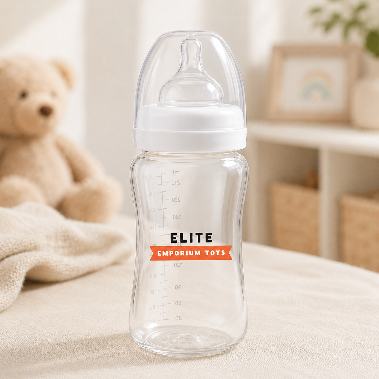 Elite Emporium Toys Clear Baby Feeding Bottle