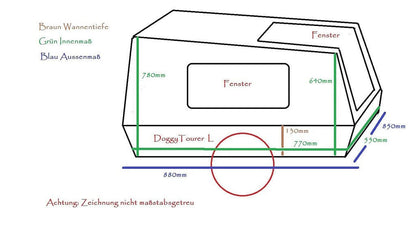 Doggy Tourer Boomer X Dog Bike Trailer