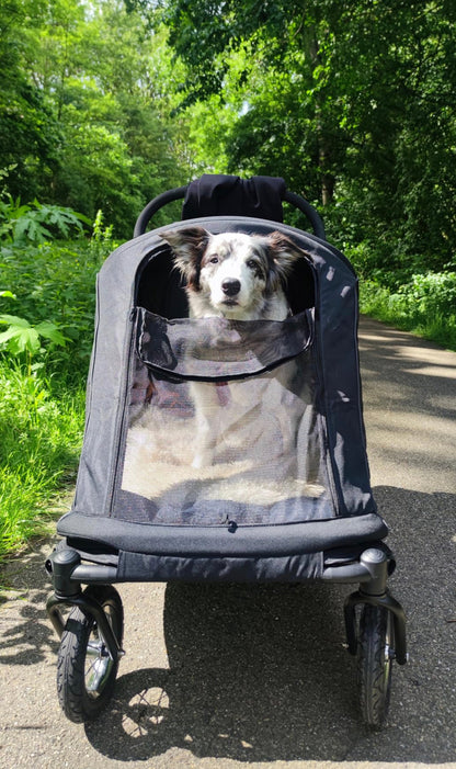 Petique Apollo Elite Pet Stroller incl. Free Rain Cover & Bike Adapter