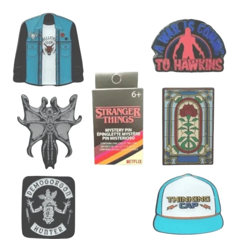 Loungefly Stranger Things Season 4 Icons Blind Box Enamel Pin