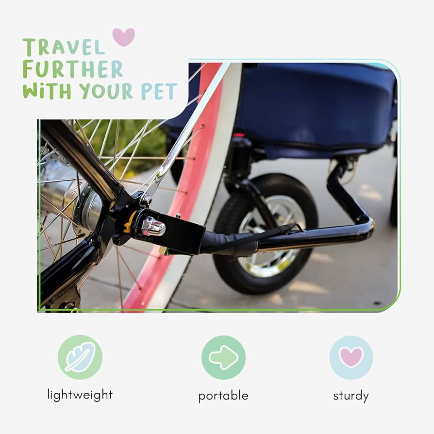 Petique Breeze Pet Jogger Stroller incl. Free Rain Cover & Bike Adapter