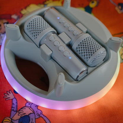 KIDYKARAOKE Portable Karaoke Speaker Green