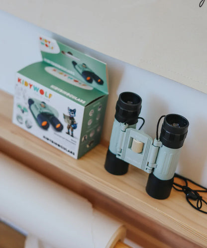 KIDYBINOCULARS Shockproof Binoculars Green