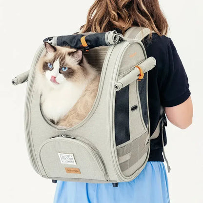 Ibiyaya Adventure Cat Carrier Backpack | Airline-Approved
