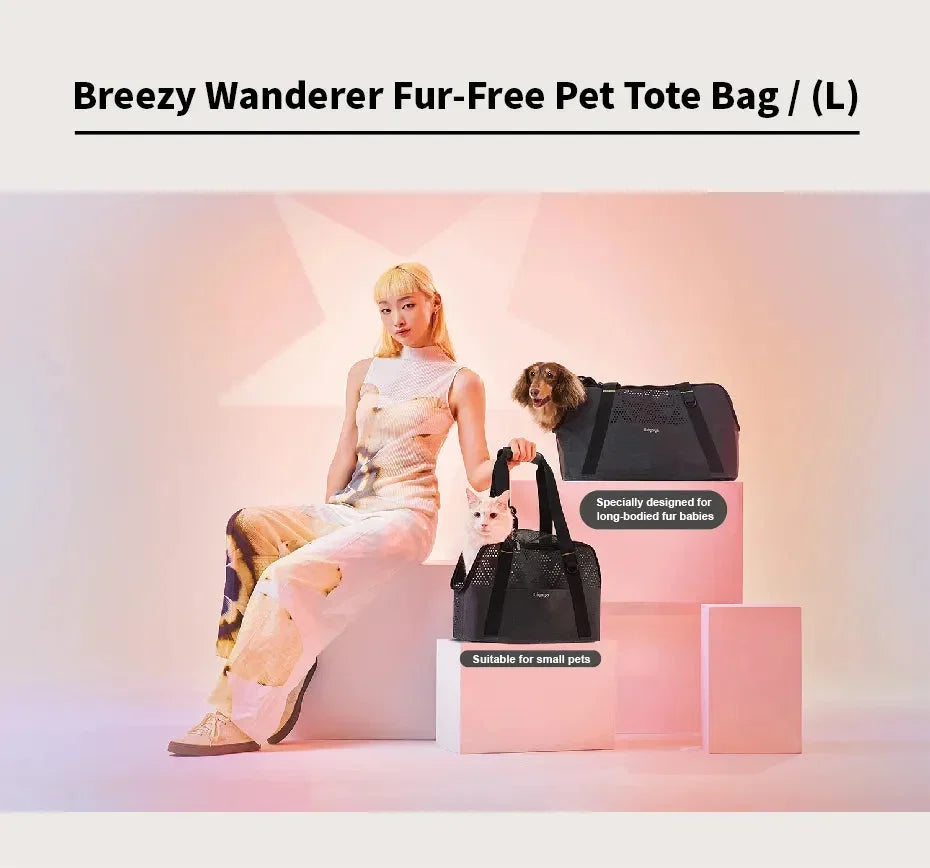 Ibiyaya Breezy Wanderer Dachshund Tote Bag | Airline Approved