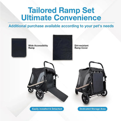 Ibiyaya Grand Cruiser Large Dog Stroller | + Included Supportive Cushion
